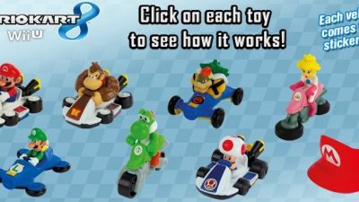 Los juguetes de ‘Mario Kart 8’ invaden los McDonald’s