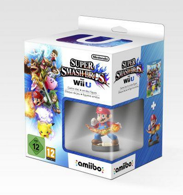 Pack Super Smash Bros Wii U más figura amiibo Mario
