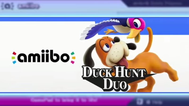 [Act.] ‘Super Smash Bros. for Wii U’ podría contener información para un amiibo del Dúo Duck Hunt