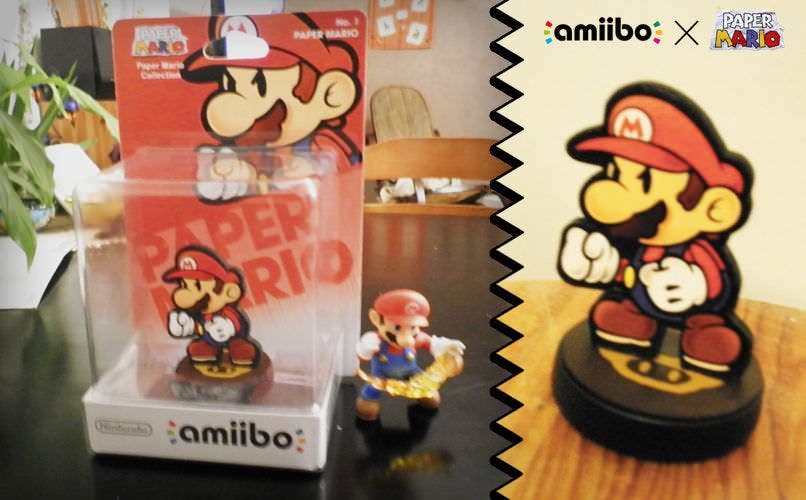 Un fan crea dos amiibo de Paper Mario y Paper Luigi