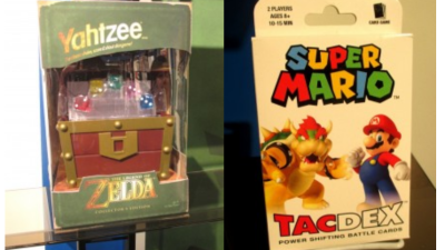 USAopoly traerá este año ‘Yahtzee: The Legend of Zelda’ y ‘TACDEX: Super Mario’