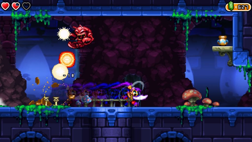 Shantae en un templo (Wii U)