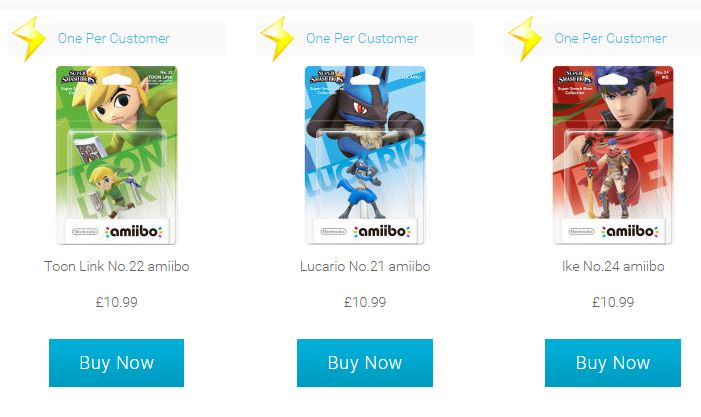 amiibo nintendo uk store