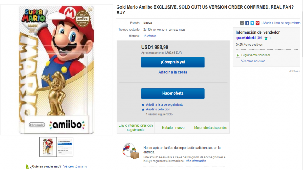 mario dorado ebay