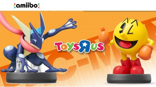 Toys ‘R’ Us sólo dejará reservar los amiibo de Pacman y Greninja el 27 de abril