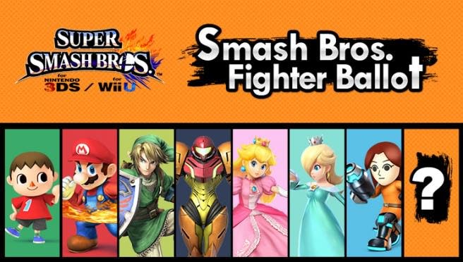 La encuesta para elegir al nuevo luchador de ‘Smash Bros.’ podría estar limitada a personajes de Nintendo