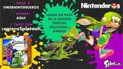 Sorteamos 3 packs de la edición especial ‘Splatoon’ + amiibo
