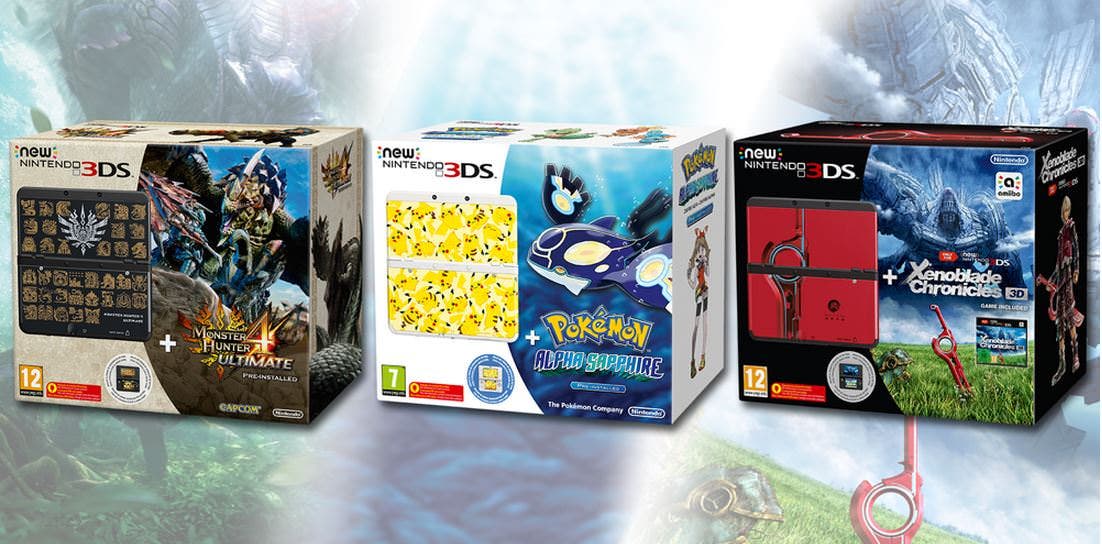 Nintendo anuncia tres nuevos packs de New Nintendo 3DS