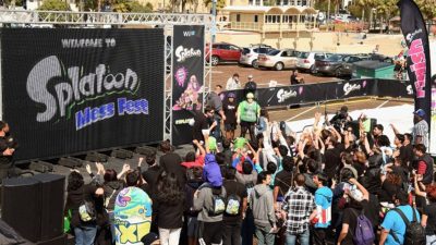 Imágenes del Splatoon Mess Fest celebrado en el Muelle de Santa Mónica