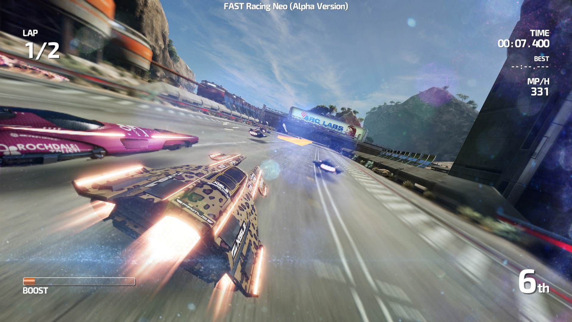 Ya disponible la versión 1.1 de ‘FAST Racing Neo’
