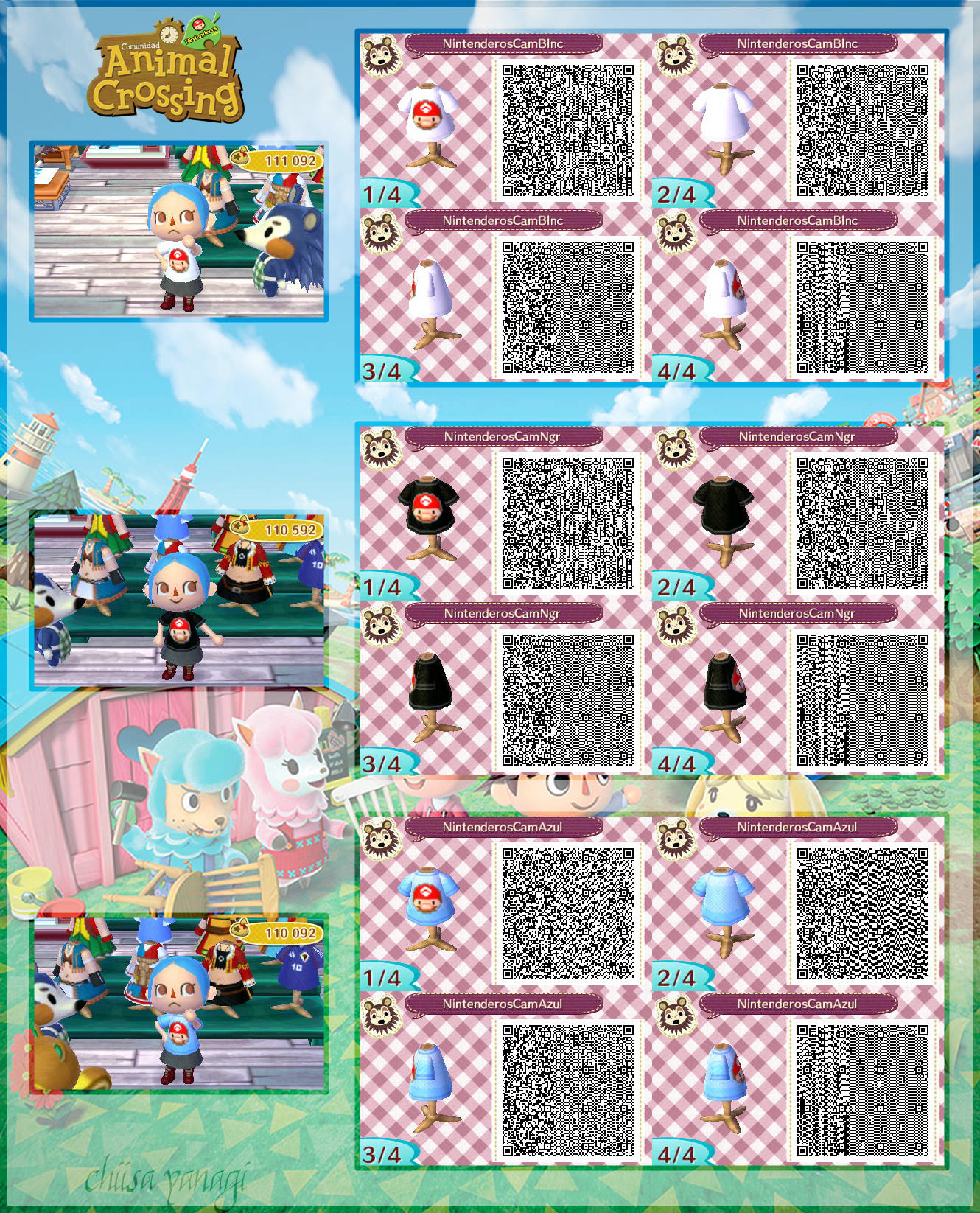 QR cam corta