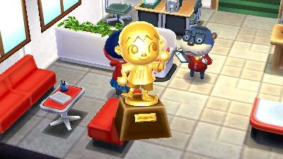 El amiibo del Aldeano de ‘Smash Bros.’ desbloquea un trofeo dorado en ‘AC: Happy Home Designer’