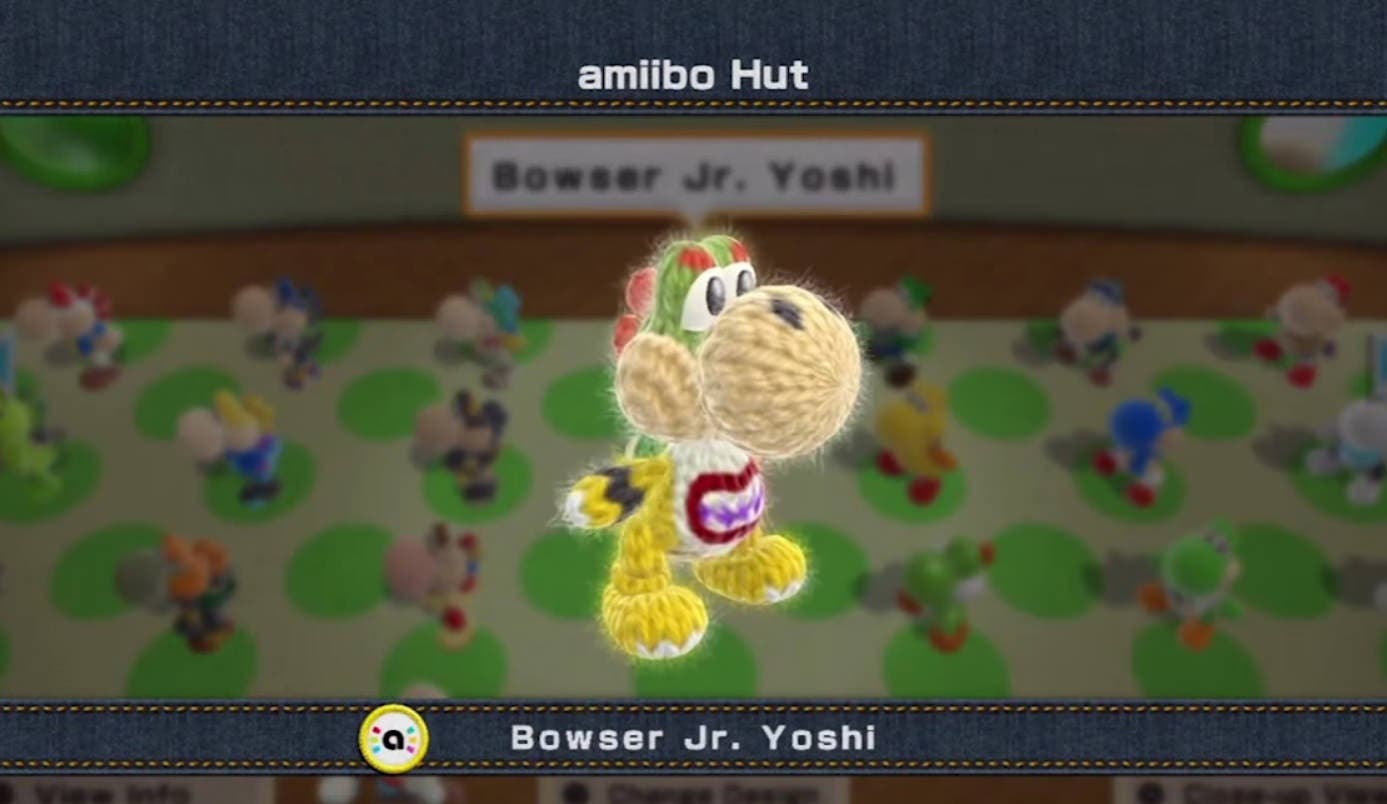Yoshi se viste de Bowsy, Olimar y Dr. Mario gracias a los amiibo