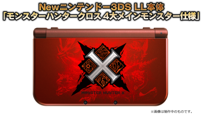 New Nintendo 3DS XL tendrá una edición exclusiva con motivos de ‘Monster Hunter X’