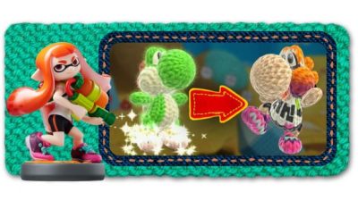 Primeras imágenes oficiales de los amiibo de ‘Splatoon’ en ‘Yoshi’s Woolly World’