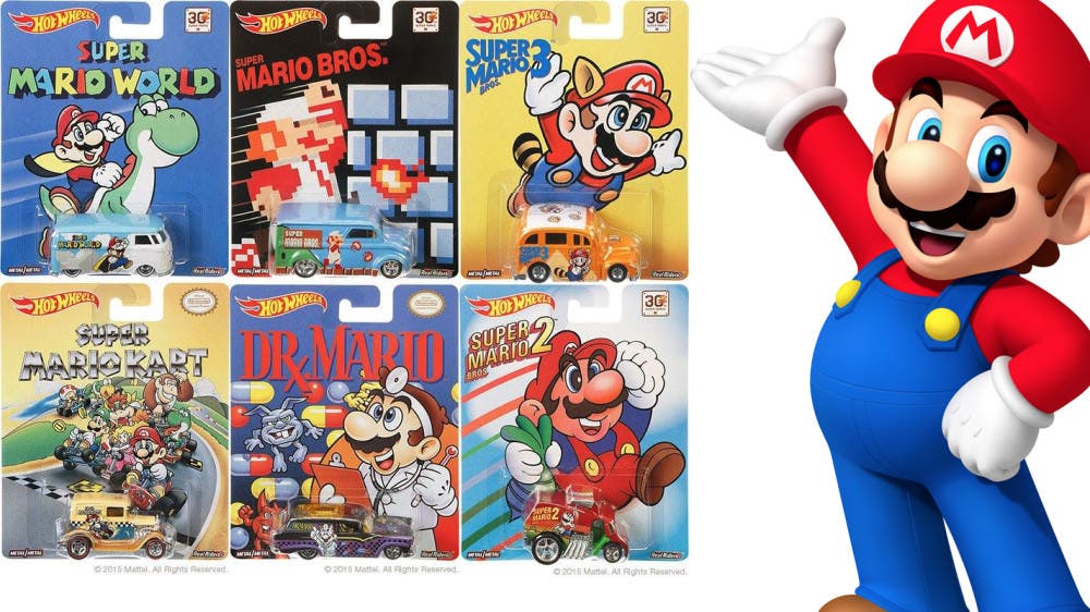 Mattel anuncia seis coches de juguete ‘Hot Wheels’ basados en ‘Super Mario’