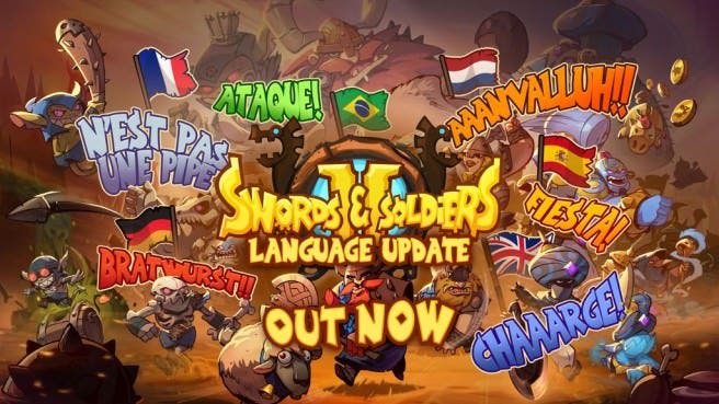 Una nueva actualización de ‘Swords & Soldiers II’ nos permite disfrutar del juego en español