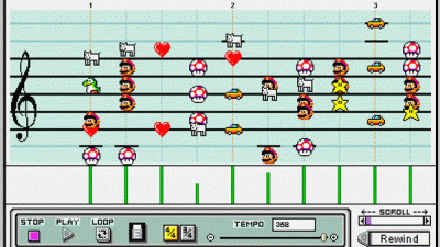 Los menús de ‘Super Mario Maker’ cuentan con nostálgicas referencias