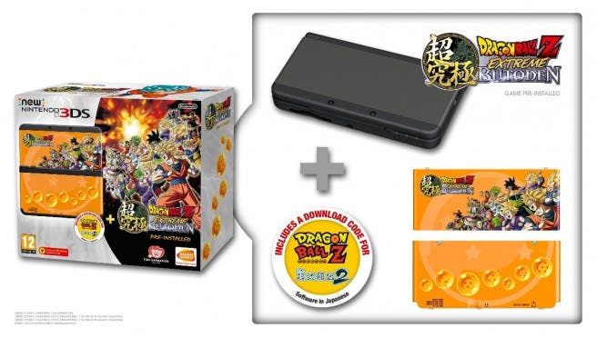 Así luce el pack europeo de New 3DS con ‘Dragon Ball Z: Extreme Butoden’