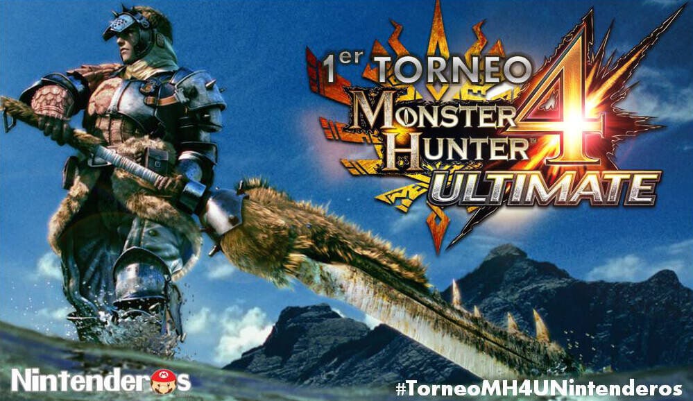 Cazadores, ha llegado el 1er. Torneo de ‘Monster Hunter 4 Ultimate’ a Nintenderos.com