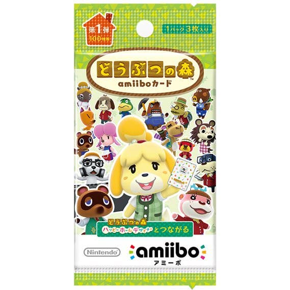 Más de 312.000 paquetes de tarjetas amiibo de Animal Crossing han sido vendidos en Japón