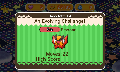 Emboar se deja caer en la última fase del desafío evolutivo de ‘Pokémon Shuffle’