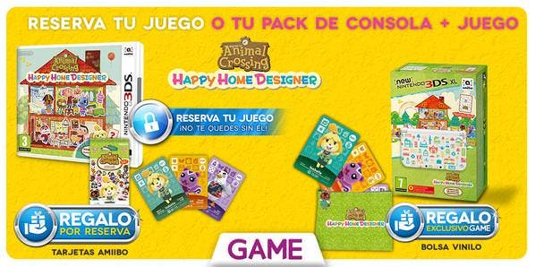 GAME España anuncia su promoción para ‘Animal Crossing: Happy Home Designer’