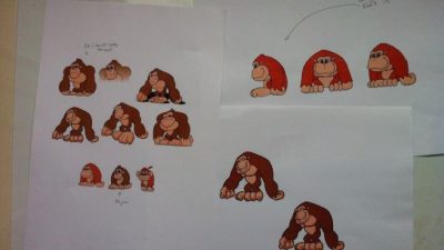Un ex empleado de Rare publica bocetos de Donkey Kong