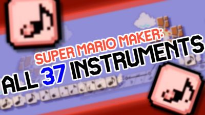 Echa un vistazo a los 37 instrumentos musicales presentes en ‘Super Mario Maker’