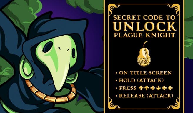 Desbloquea directamente ‘Plague Knight’ con este código para ‘Shovel Knight’