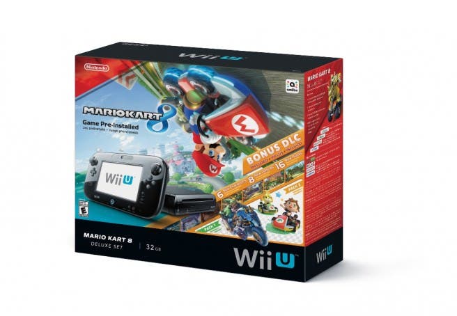 Este pack de Wii U Premium con ‘Mario Kart 8’ y los códigos de los dos DLCs del juego ya está disponible en Norteamérica
