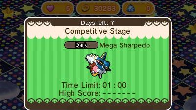 Ya disponible la fase de Mega Sharpedo en ‘Pokémon Shuffle’