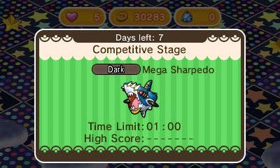 Ya disponible la fase de Mega Sharpedo en ‘Pokémon Shuffle’