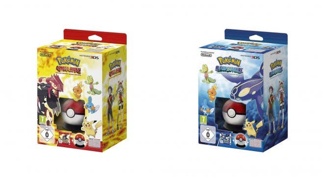 Así lucen los nuevos packs europeos de ‘Pokémon Rubí Omega / Zafiro Alfa’