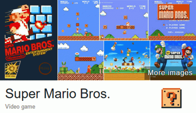 Google realiza un guiño a ‘Super Mario Bros.’ con un Easter egg