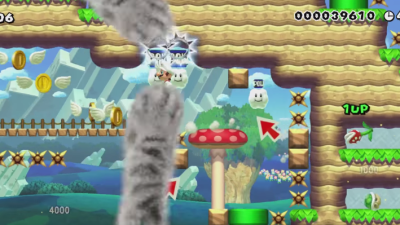 Recrean el tema de ‘New Super Mario Bros.’ en ‘Super Mario Maker’ usando objetos y enemigos