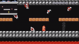 ‘Super Meat Boy’ y ‘Zelda II’ inspiran unos niveles en ‘Super Mario Maker’
