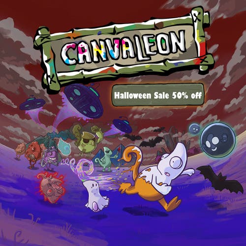 OXIAB anuncia una oferta de un 50% de descuento en ‘Canvaleon’ por Halloween