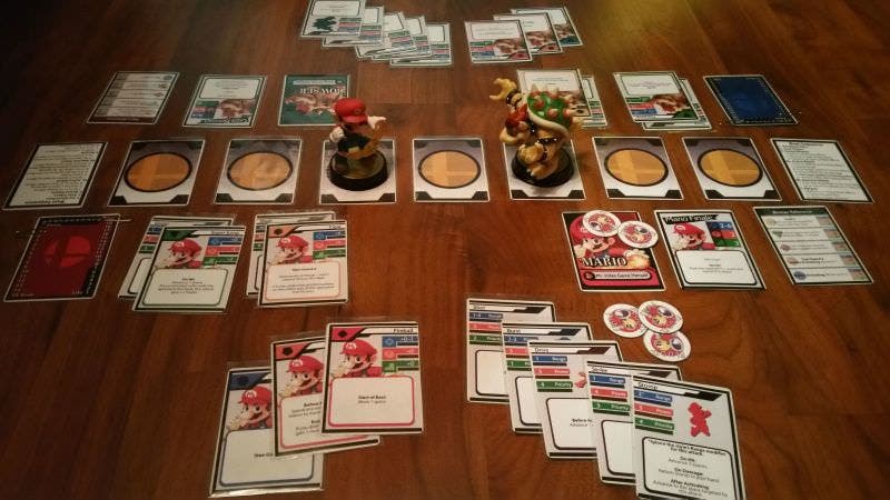 Un fan crea un juego de cartas de ‘Super Smash Bros.’ con amiibo