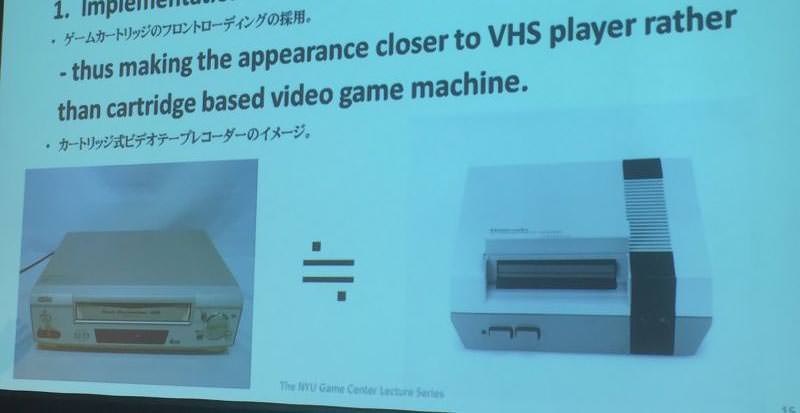 Los creadores de NES querían que la consola tuviera un aspecto semejante a un reproductor de VHS