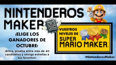 Nintenderos Maker: ¡Elige los ganadores de octubre!