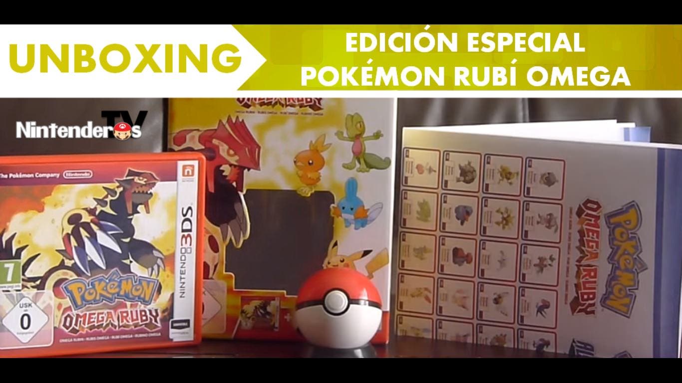 [Unboxing] Edición Especial de ‘Pokémon Rubí Omega’