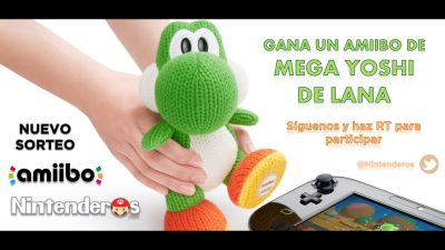 [Sorteo] ¡Gana un amiibo de Mega Yoshi de lana!