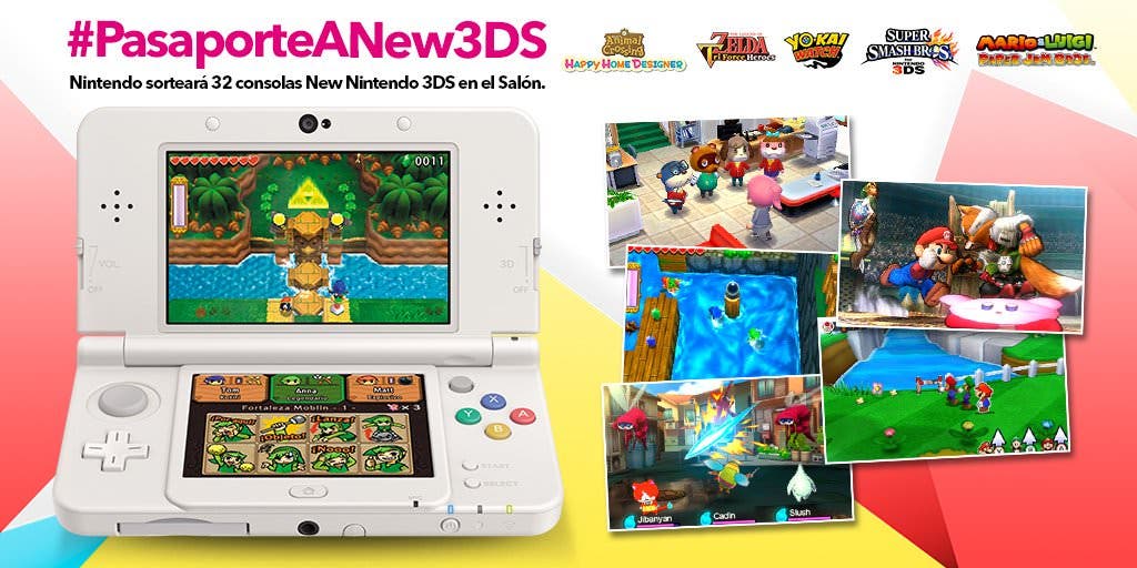 Nintendo España sorteará 32 consolas New 3DS en el XXI Salón del Manga de Barcelona