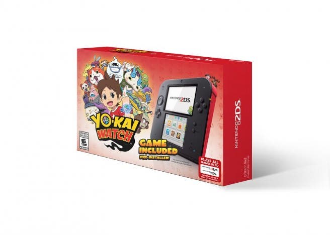 Este pack de Nintendo 2DS con ‘Yo-kai Watch’ llegará el próximo mes a Norteamérica