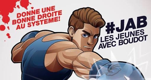 Un partido político francés usa un arte de Little Mac en su campaña