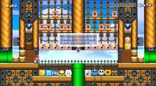 Un fan consigue crear un sistema de checkpoints propio en ‘Super Mario Maker’