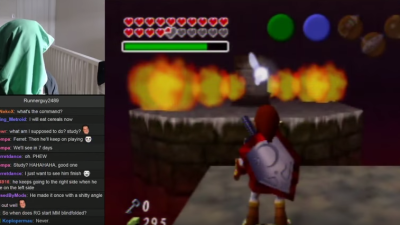 Un speedrunner tarda un año en completar ‘Ocarina of Time’ al 100% con los ojos tapados