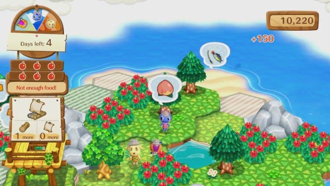 Gameplay del modo Escapa de la Isla desierta de ‘Animal Crossing: amiibo Festival’