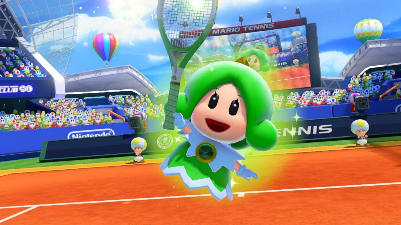Imágenes del cuarto personaje desbloqueable de ‘Mario Tennis: Ultra Smash’